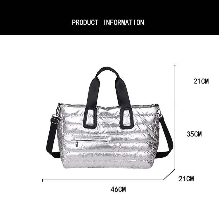 Women's Fitness Bag - Sports Bag, Waterproof for Swimming Yoga Handheld & Shoulder Strap Travel Luggage Bag with Large Capacity