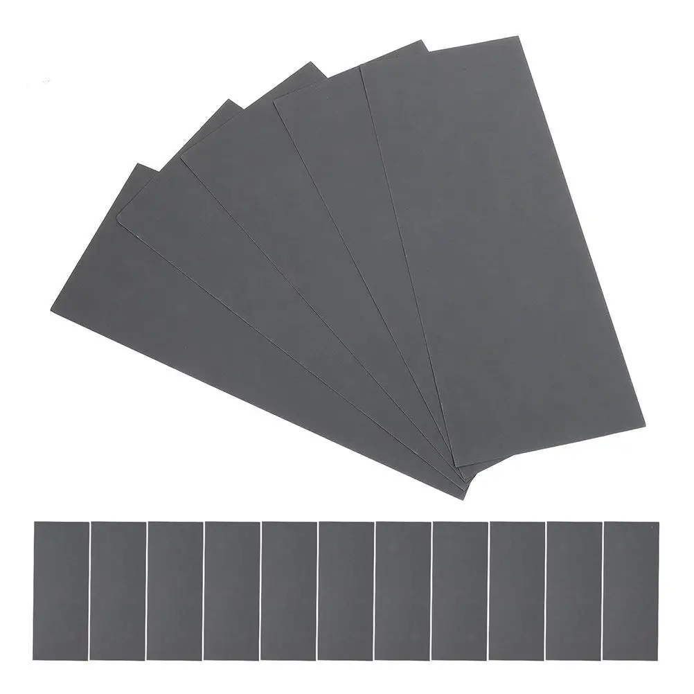 21Pcs Wet Dry Emery Sandpaper Sheets 1500 Grit for Metal Wood Automotive Sanding Polishing Furniture Refinishing