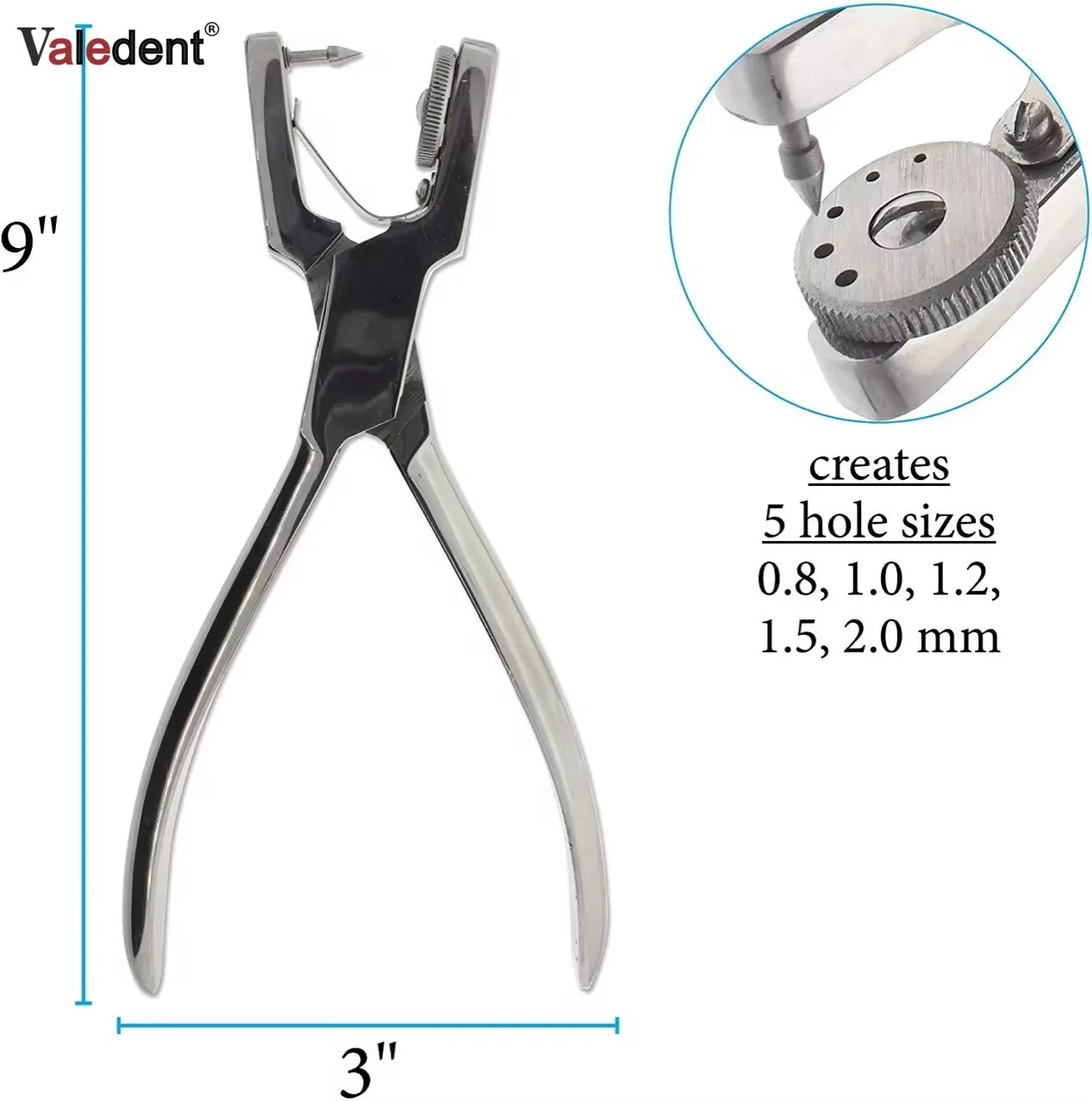Dentistry Dam Hole Punch Pliers For Dentist Clinic Perforator Rubber Orthodontic Dental Tools