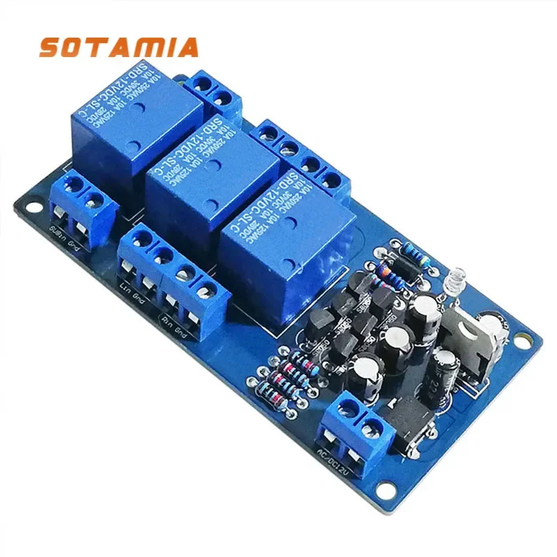 SOTAMIA 600W 2.1 증폭기 스피커 보호 보드 지연 릴레이 스피커 보호 AC12-18V 홈 오디오 사운드 앰프
