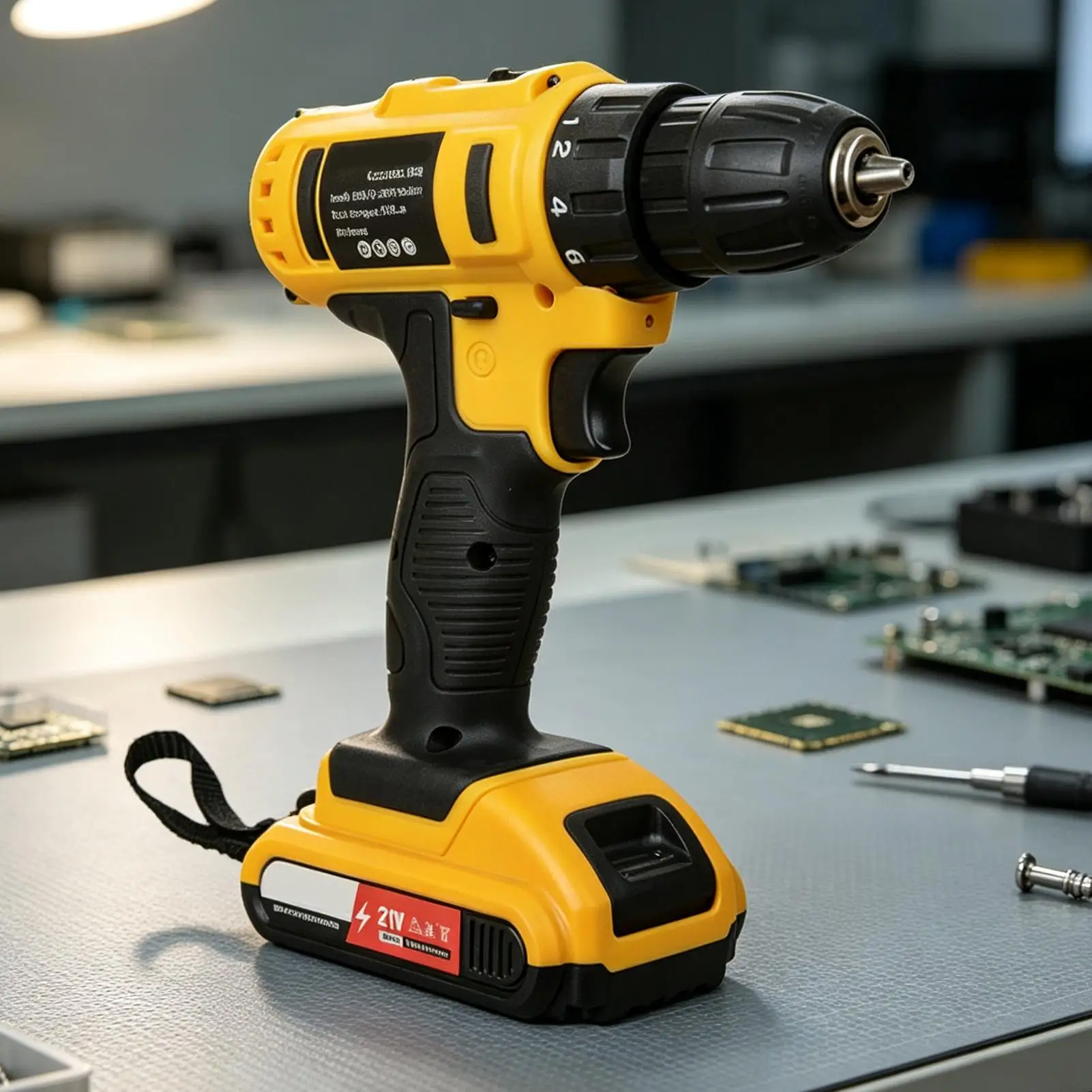 Power Drill High Torque Motor Quick Change Chuck Precise Equipment Woodworking Cordless Power Drill For Home Improvement