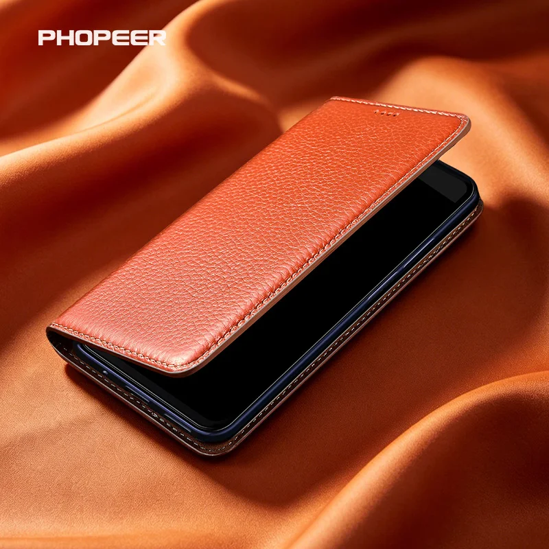 

Luxury Genuine Leather Case for Huawei Magic 8 7 6 5 4 3 2 Pro Lite X9C X9B X9A Litchi peel pattern card pack phone case