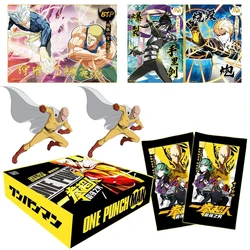 2024New Original Japan Anime One Punch Man Card Figures Saitama Genos Card Battle Toy Gifts card