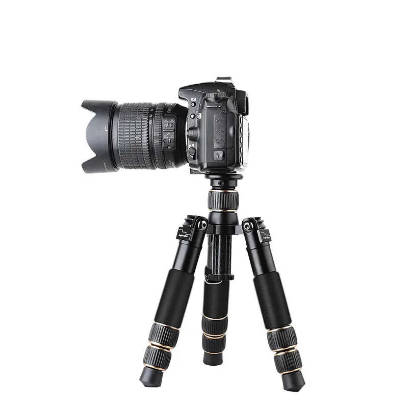 QZSD Q166C Mini Professional Carbon Fiber Camera Tripod Extendable Travel Video Tripod with Ball Head and Quick Release Plate images - 6