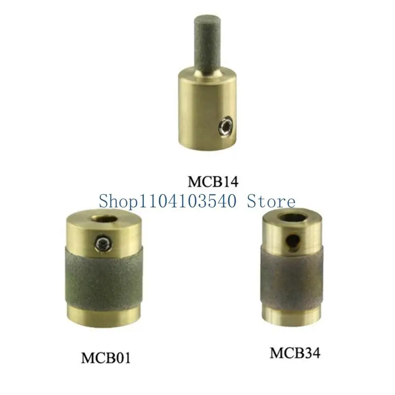 

02DC Stained Glass Diamond Grinder Bit for Head Tools 3 Sizes Brass 1/3/4/1/4-in