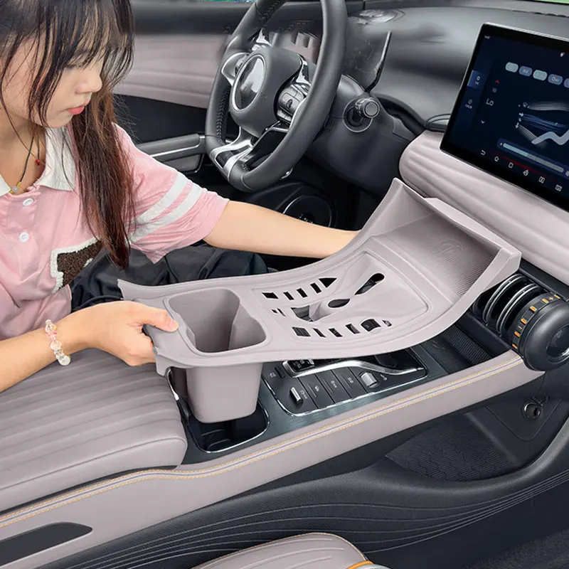 

Для BYD Yuan Plus ATTO 3 2022-2024: Защитная накладка из силикона для центральной консоли, устойчивая к царапинам, модифицированная, полностью закрывающая кнопки управления