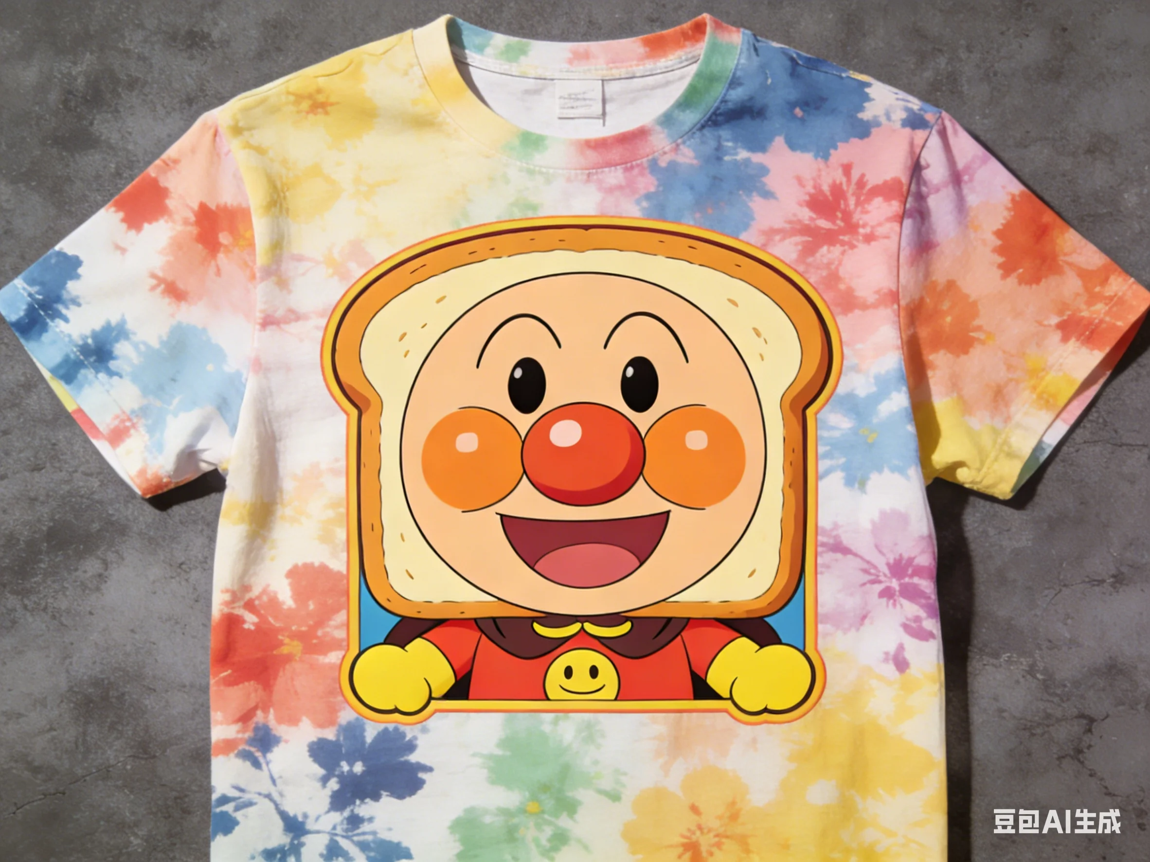 

Детская футболка Anpanman, с короткими рукавами, с мультяшным принтом, дышащий топ для мальчиков и девочек