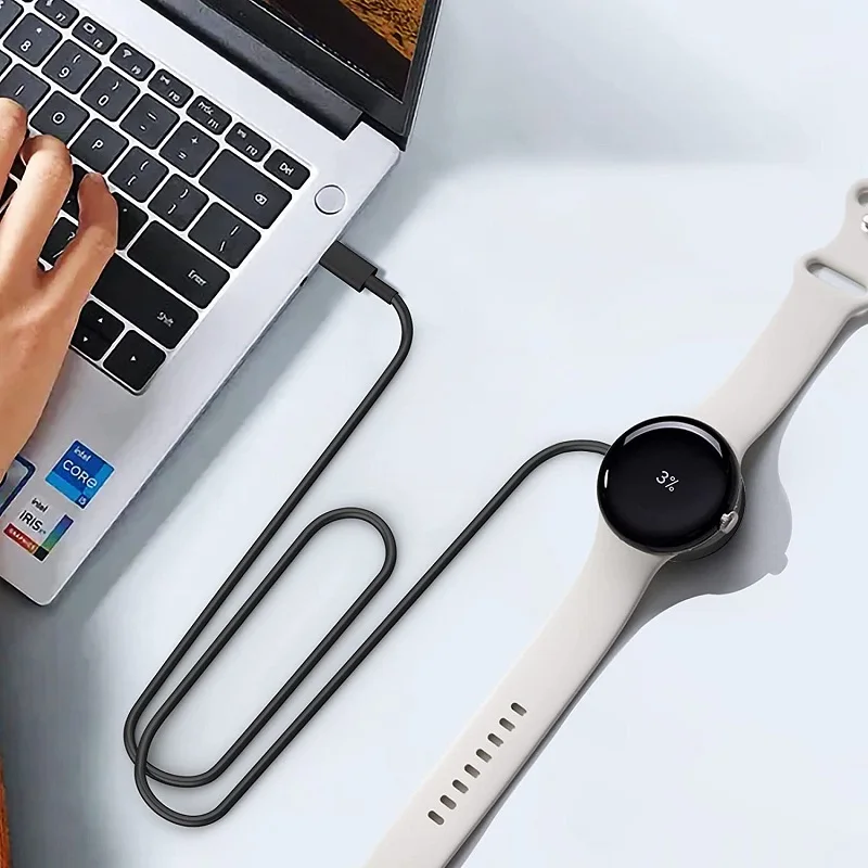 Ladekabel für Google Pixel Watch 2 Smartwatch USB Typ C Magnet adapter Ladestation kabel