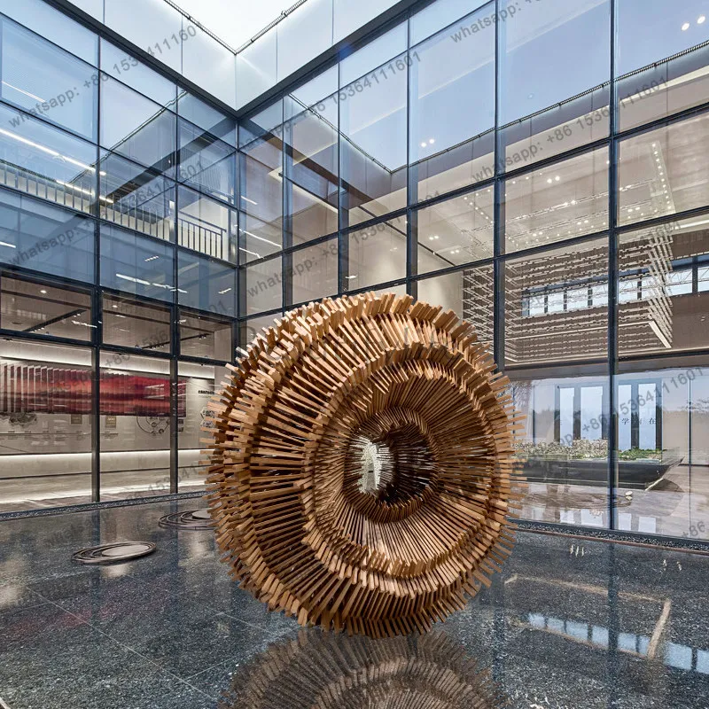 Sales Office Meichen Installation Large Floor-to-Floor Ornament Space Decoration Hotel