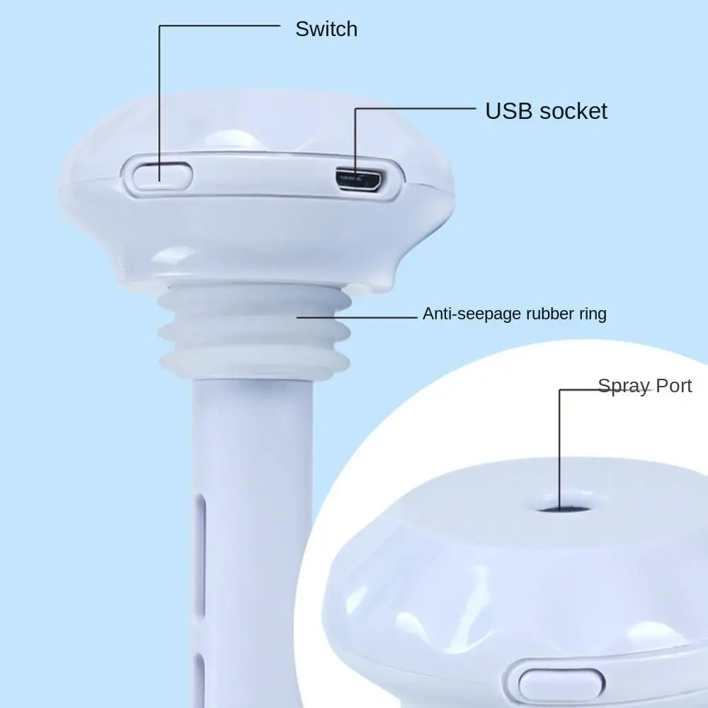 Mini Ultrasonic USB Air Humidifier ABS Romantic Light Essential Oil Diffuser LED Lamp Aroma Mist Maker Car