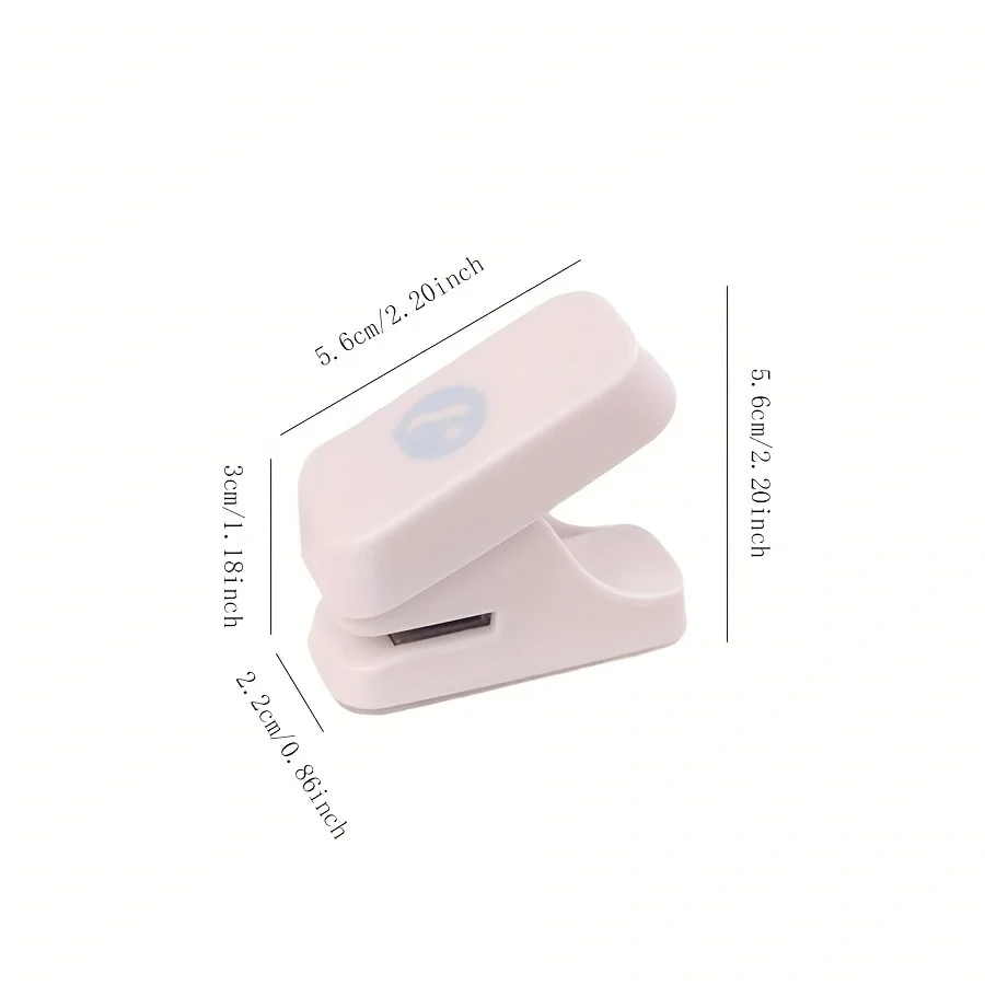 1pc Mushroom Shaped Mini Hole Puncher,Portable multi-purposeHole Puncher,Hand Paper Punch For Scrapbooking Border Scrapbooking