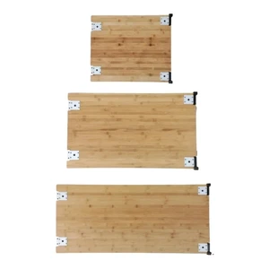 Papan Ekstensi Meja IGT Berkemah Meja Bambu Portabel Luar Ruangan Tur Mengemudi Sendiri Aksesori Meja Piknik BBQ Kaki 6 tabel penjualan terbaik yang dapat diperluas - №