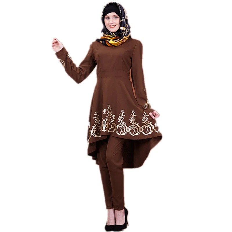 2023 New Muslim Dress Women Islamic Clothing Moroccan Kaftan Hot Stamping Fashion Abayas Robe Dubai Abaya Turkish Clothes New