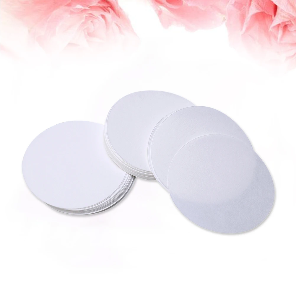 

100 PCS Filter Paper Rate Cellulose for Wipe Test Sticker Fit Discs Cone Qualitative Filtering Apparatus