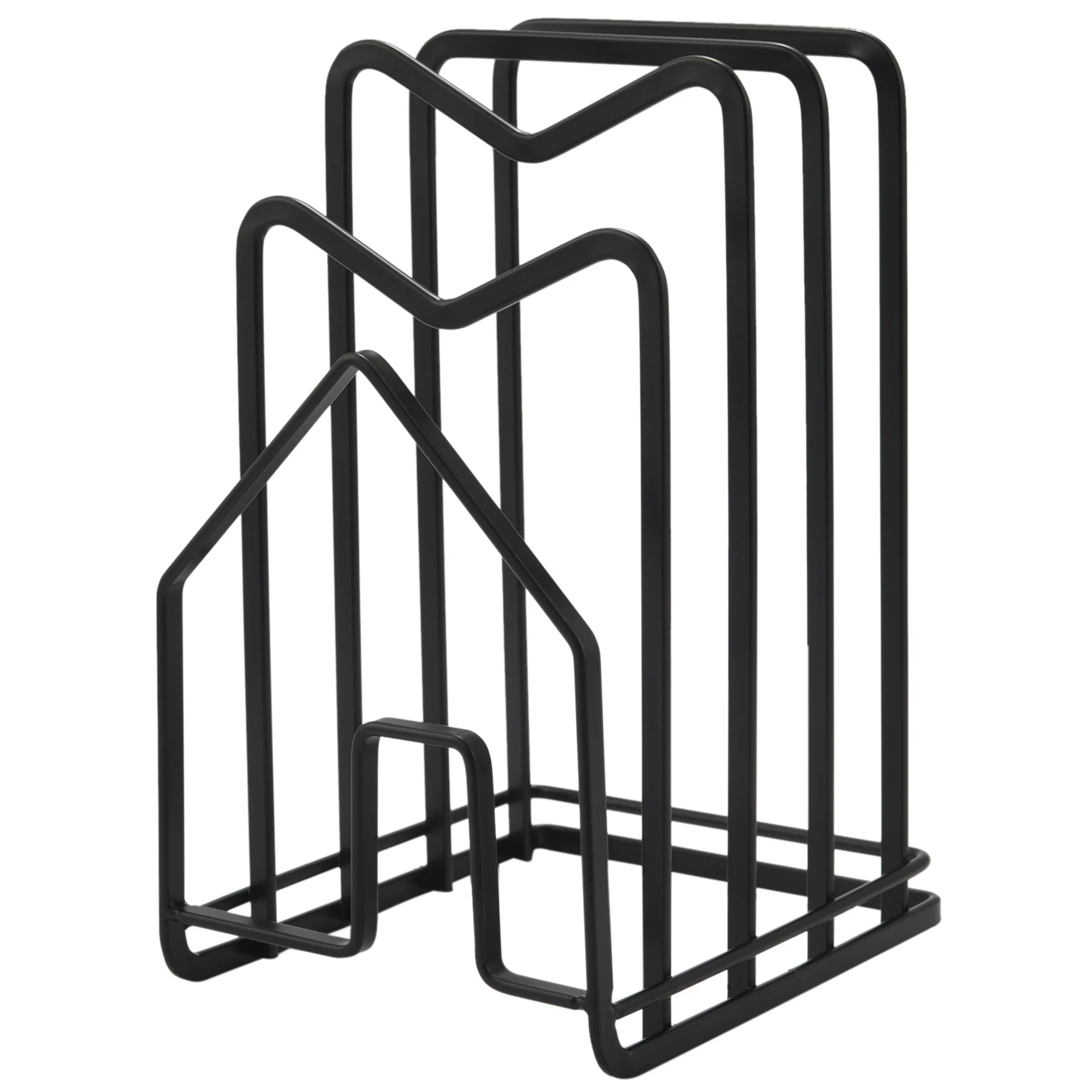 REST Cutting Board Rack Chopping Board Organizer Stand Holder Kitchen Countertop Pots Pan Lids Rack Organizer Flat Steel