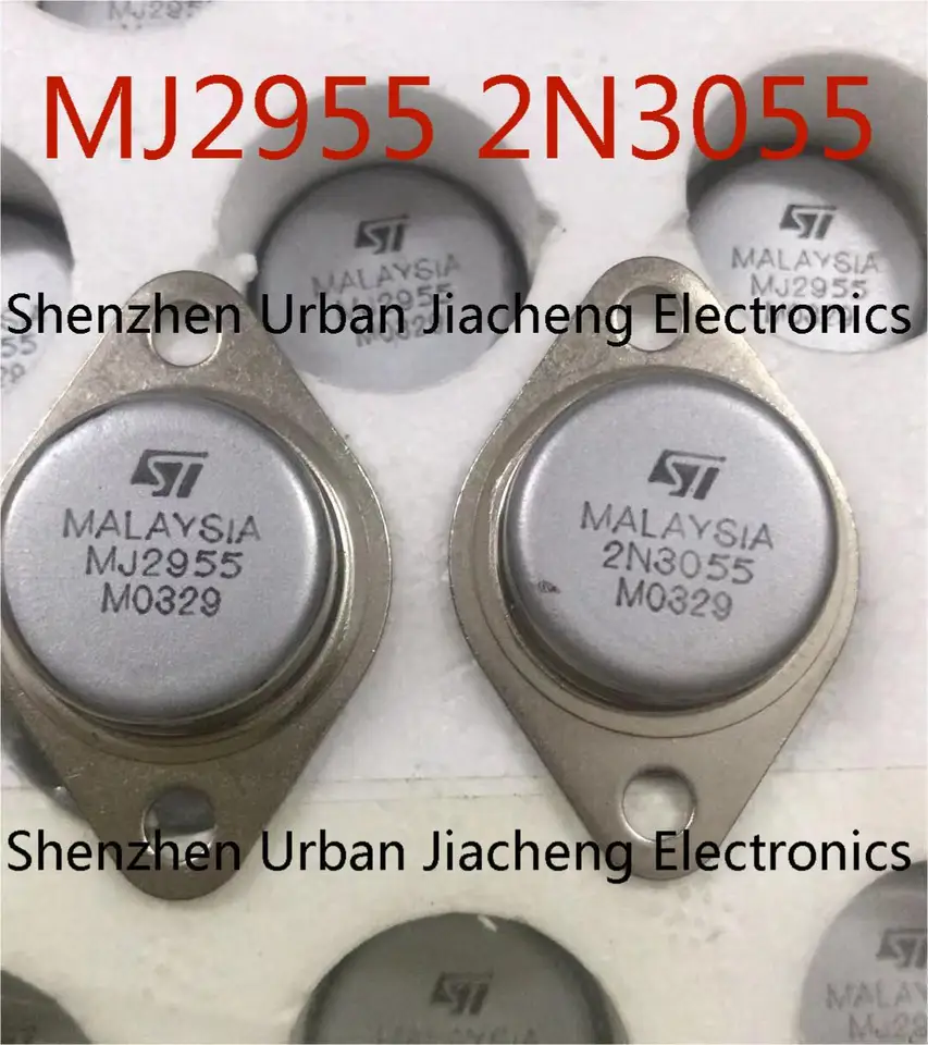 2N3055/MJ2955 各8個 計16個 MOSPEC Motorola 2N3055 MJ2955 of NPN Power Transistor 60V 15A TO-3 x 10