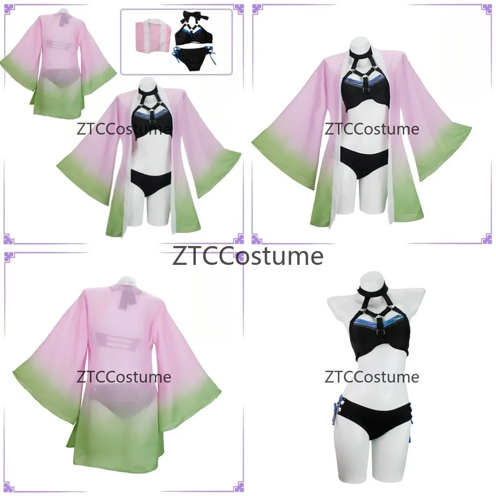 

Сексуальный купальник для косплея в стиле аниме, бикини Канроджи Мицури, летний пляжный костюм для женщин и девушек, для ролевых игр