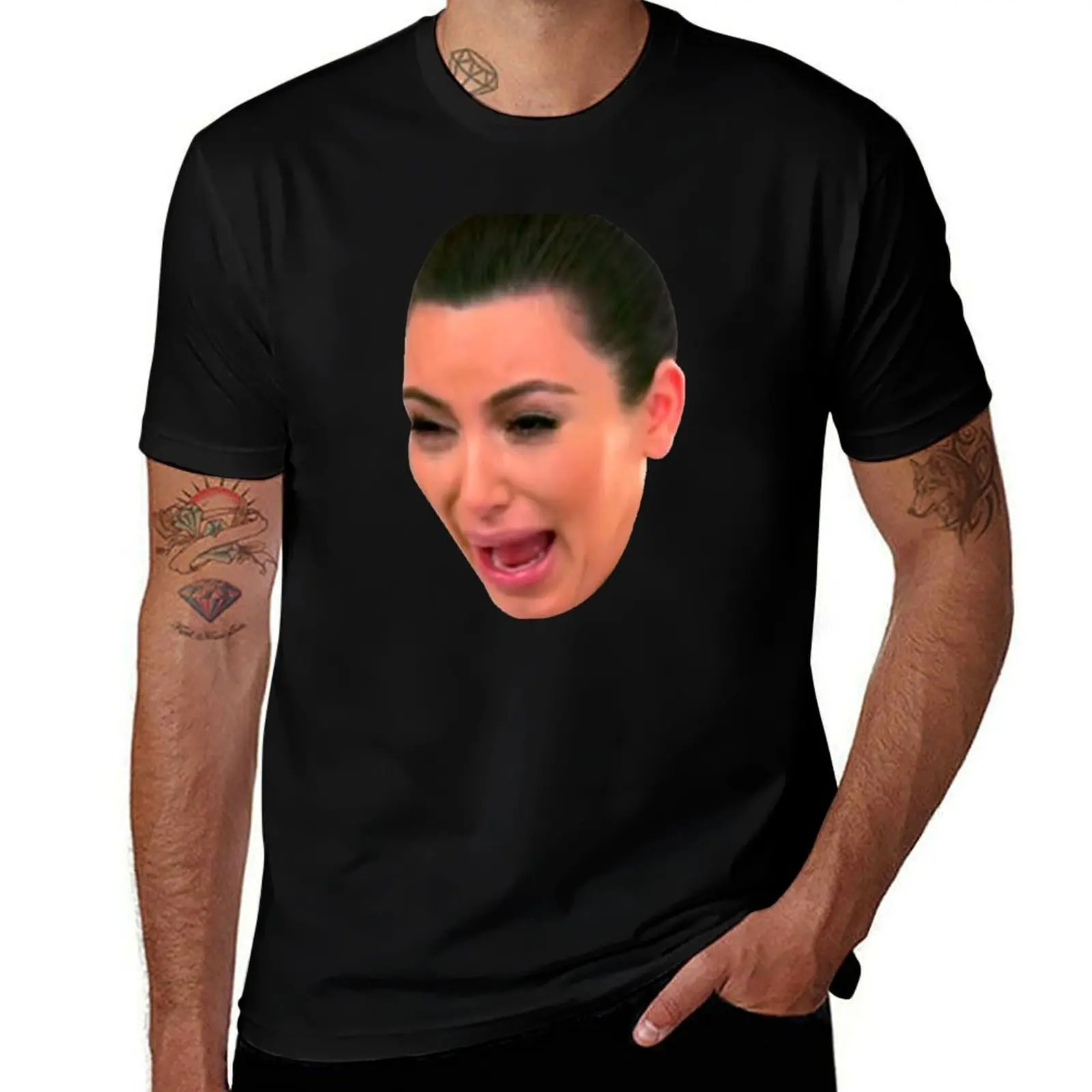 Crying Kim T-Shirt Summer Holiday T-Shirt