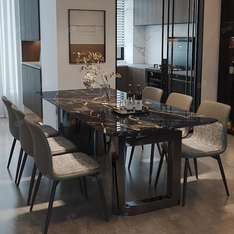 

Square Wooden Dining Tables Modern Design Wood Brown Dining Tables Dinette Center Cuisine Mesas De Restaurante Home Furniture