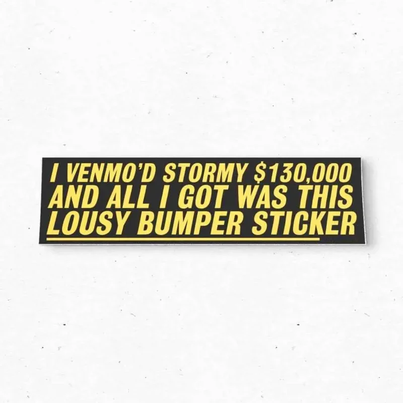 

Наклейка на бампер Lousy STORMY DANIELS — Funny Gen With Meme Vintage Style — Y2K 90-е годы — Наклейки на бампер — Наклейки на автомобиль