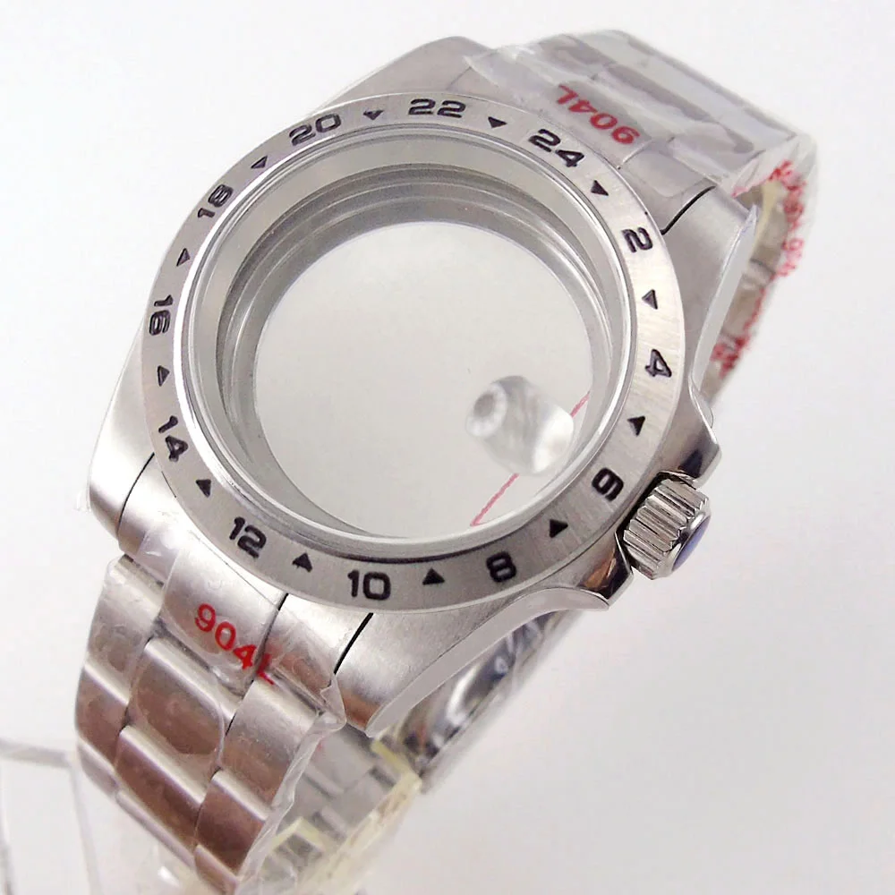 

39mm Steel Watch Case for NH34 NH35 NH36 NH70 NH72 NH38 NH39 ETA2836 MIYOTA DG MINGZHU 3804 904L Bracelet Master Case Mod