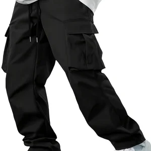 2024 New Male Work Pants, Casual Casual Pants European and American Men's Loose, Men's Pocket Pants 8 Main Sales Men's Baggy Pants - №5