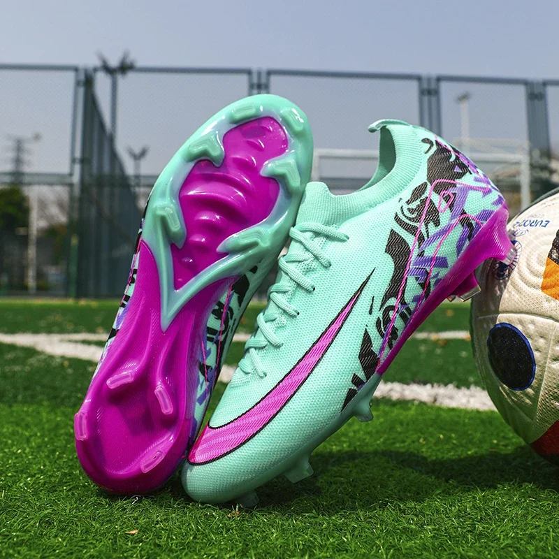 Hot Selling Soccer Shoes Society Professional Grass Training Original Football Field Boots Cleats Indoor Non Slip Futsal Sneaker