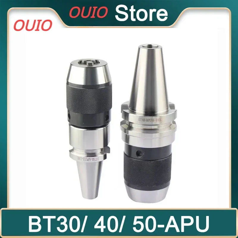 OUIO BT30 BT40 BT50 APU08 APU13 APU16 APU tool holder CNC self-tightening lathe tool holder automatic drill chuck collet tool