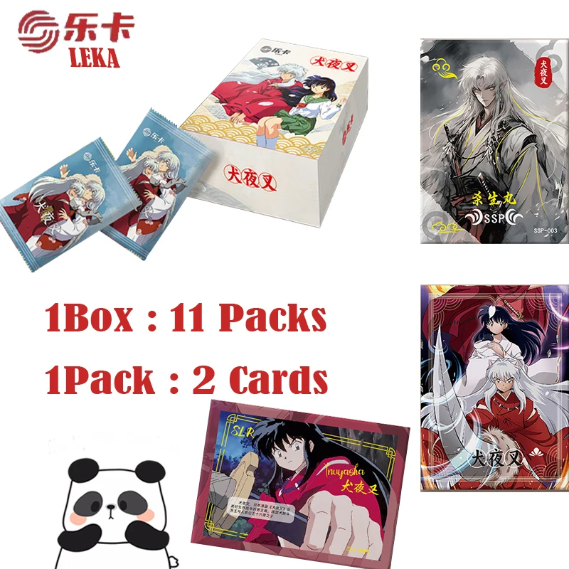 New LEKA Inuyasha Collection Cards Hobby Anime Game Card Doujin Booster Box Children Toy Gifts Rare SSP CP Cards