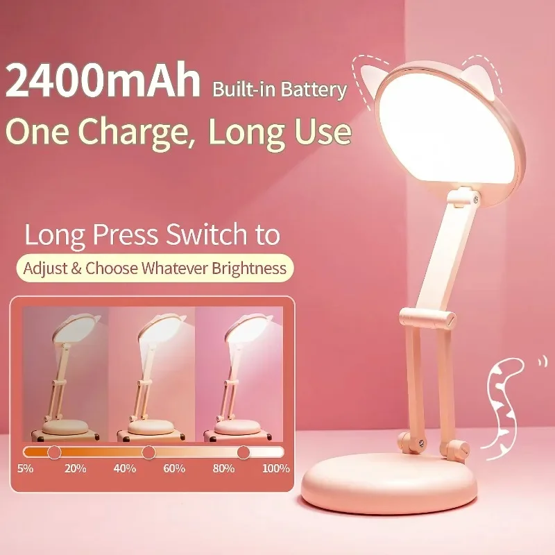 Light Emitting Diode Desk Cute Desk Lamp Pink Desk Lamp Europe