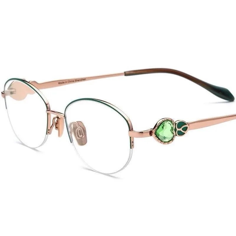 

handmade glasses frame, pure titanium glasses frame, can be equipped with myopia