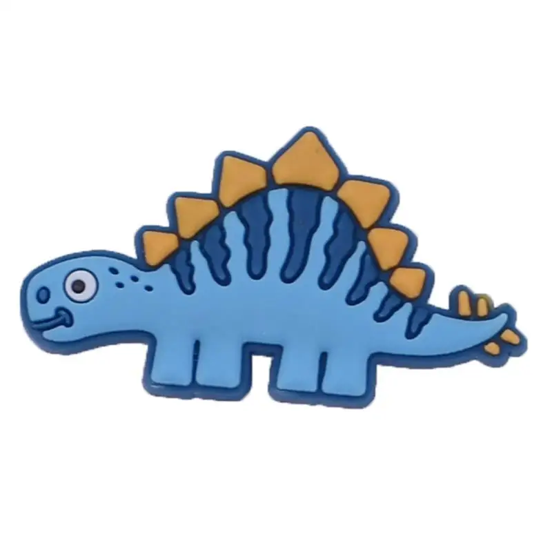 Dijes de dinosaurio para zapatos, accesorios para Crocs, alfileres para niños, insignias para niños y niñas, decoraciones para Jeans, hebilla,