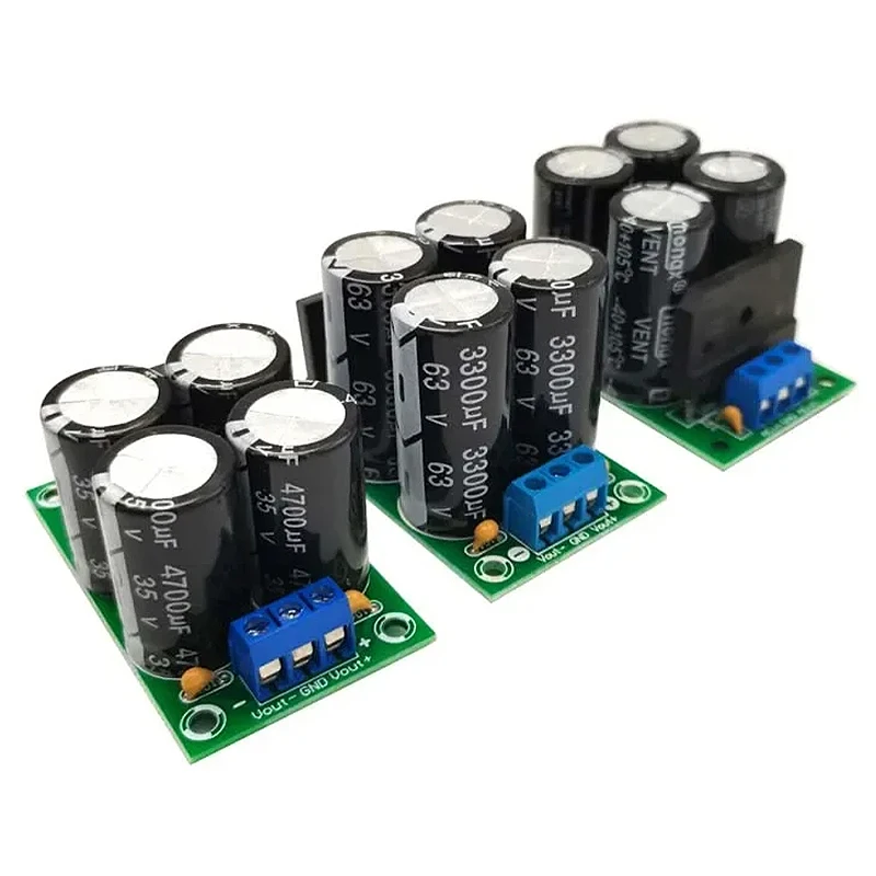 35V 50V 63V 25A Full Wave Rectifier Positive Negative Voltage Dual Power HiFi Amplifier Audio Rrectifier Filter Board