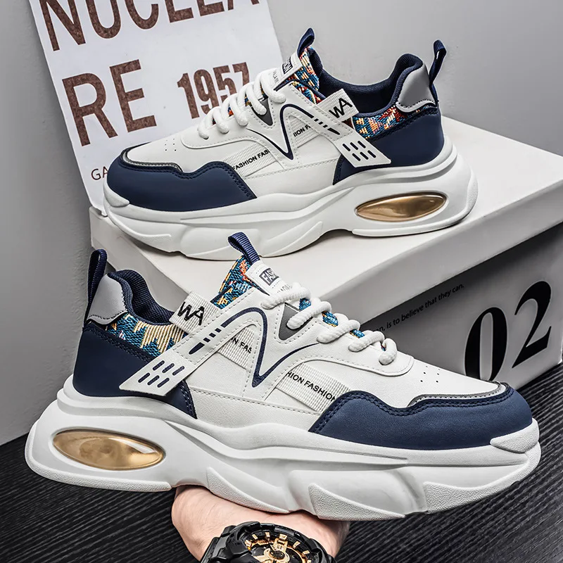 

New Men Sneakers Outdoor Casual Sports Shoes for Men Fashion Running Shoes Comfortable Platform Walking Shoes Zapatillas Hombre