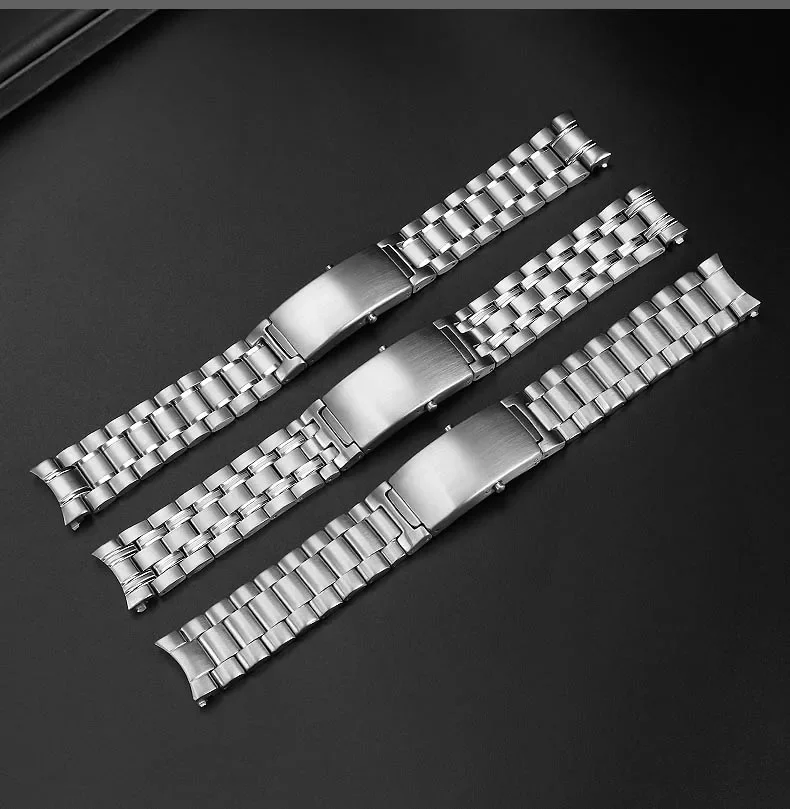 Watch Accessories Band Steel Strap for Omega 007 Seamaster Planet Ocean 300m Sports waterproof watchband 18mm 20mm 22mm men