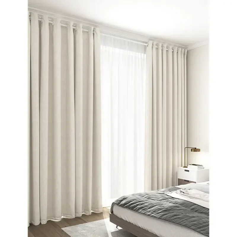 NH4046Full blackout high-end luxury bedroom ins style 2021 new living room curtains