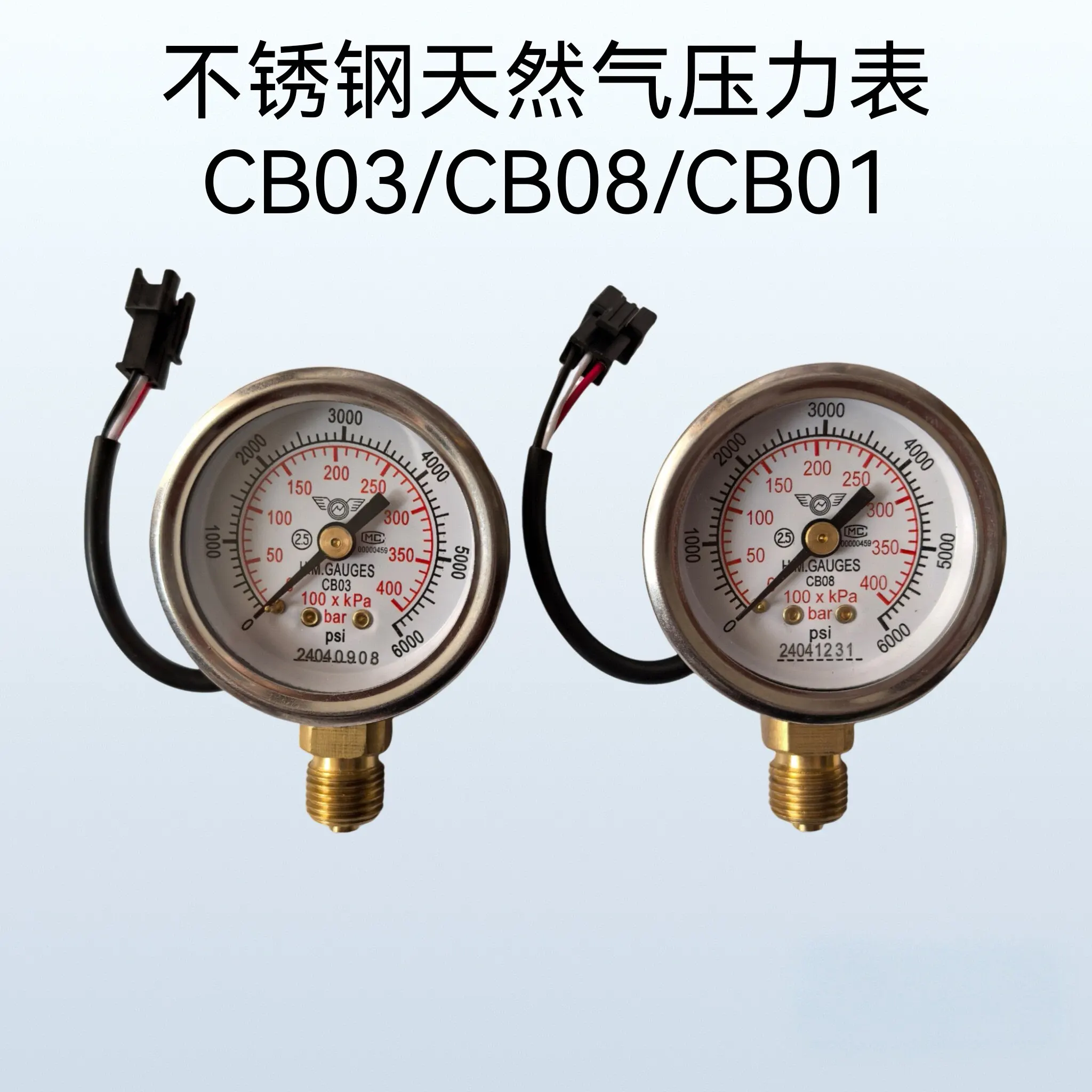CB03 CB08 CNG Pressure Gauge Natural Gas Conversion Manometer Compatible With ACAEBD06 Auto Gas System Replacement Parts