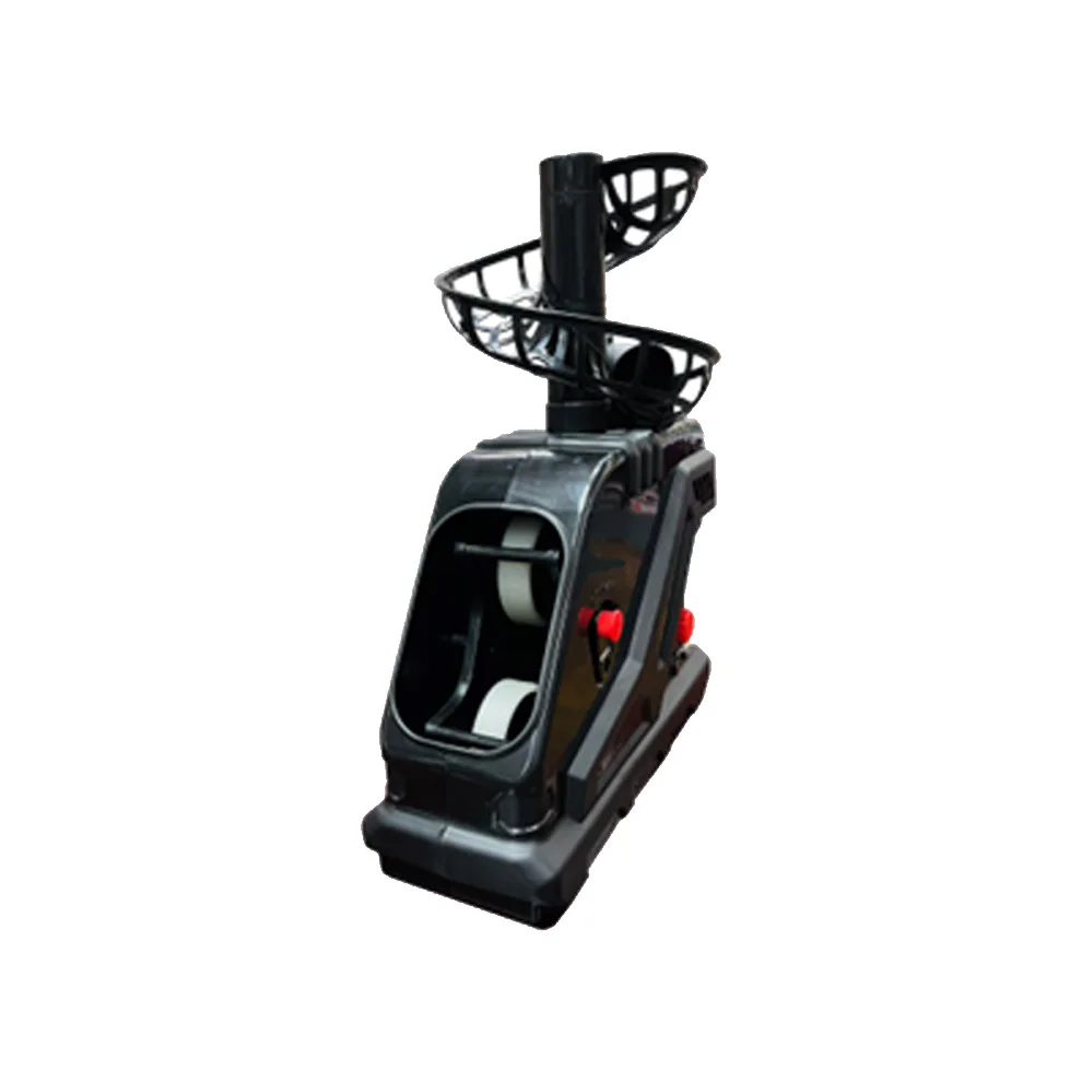 Advanced Tennis Ball Machine, Remote Control, Swing Training, Drive Drop Shot Volley Smash Stroke Exercise, 6-in-1 Function