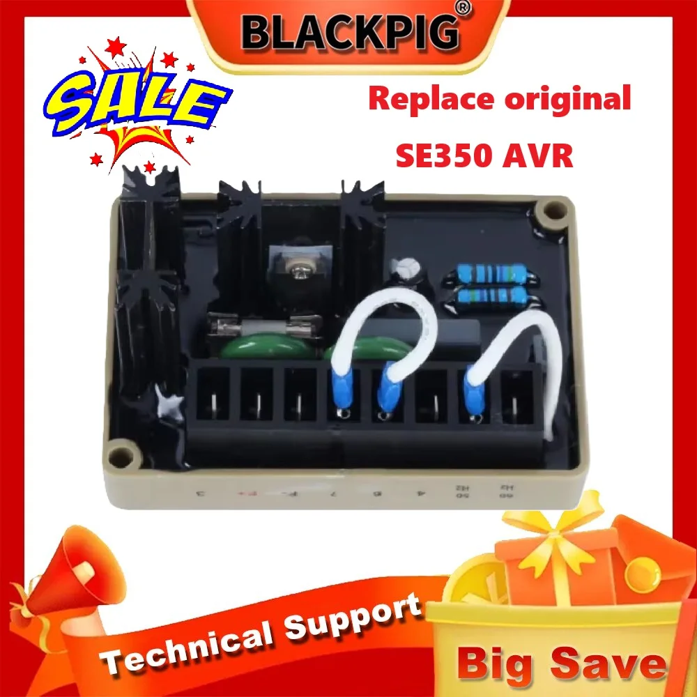 

Factory Sale Durable SE350 AVR Generator Voltage Regulator Adjustable Stabilizer For 100KW Marathon Alternator Generator Parts