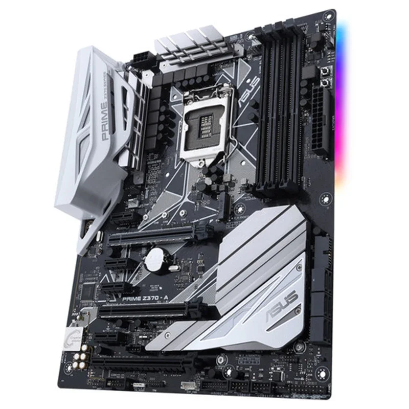 Imagem -04 - Placa Mãe Desktop Compatível com Hdmi Ddr4 64gb M.2 Pci-e 3.0 Overlocking i7 i5 Soquete i3 Z370 Atx Asus-z370-a