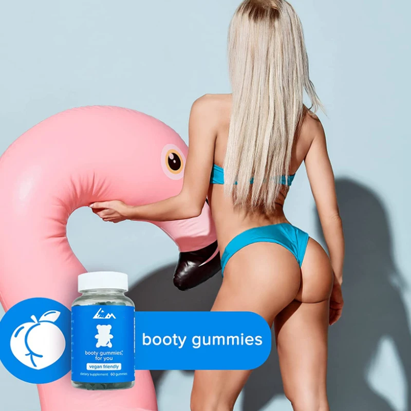 Enhanced gummie supplement, big butt enhancer, natural hip enhancing vitamins, curve shape and maximum gain