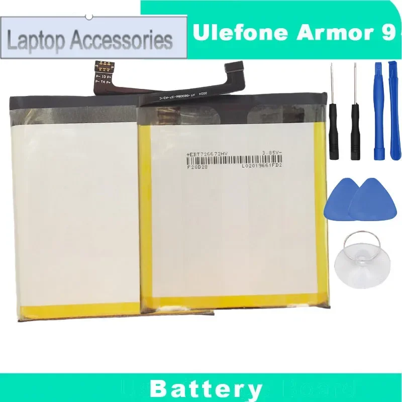 CHJ  100% original battery for Ulefone armor 9 battery 6600mAh Long Standby Time for Ulefone armor 9E battery