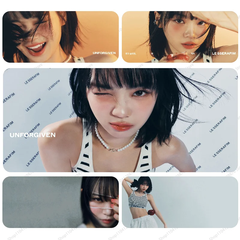 Singer Chae Won Ablum UNFORGIVEN Mousepad Gaming Mouse pad Gamer Pc Accessories Deskmat Keyboard Mat Desk Protector Mause Pads