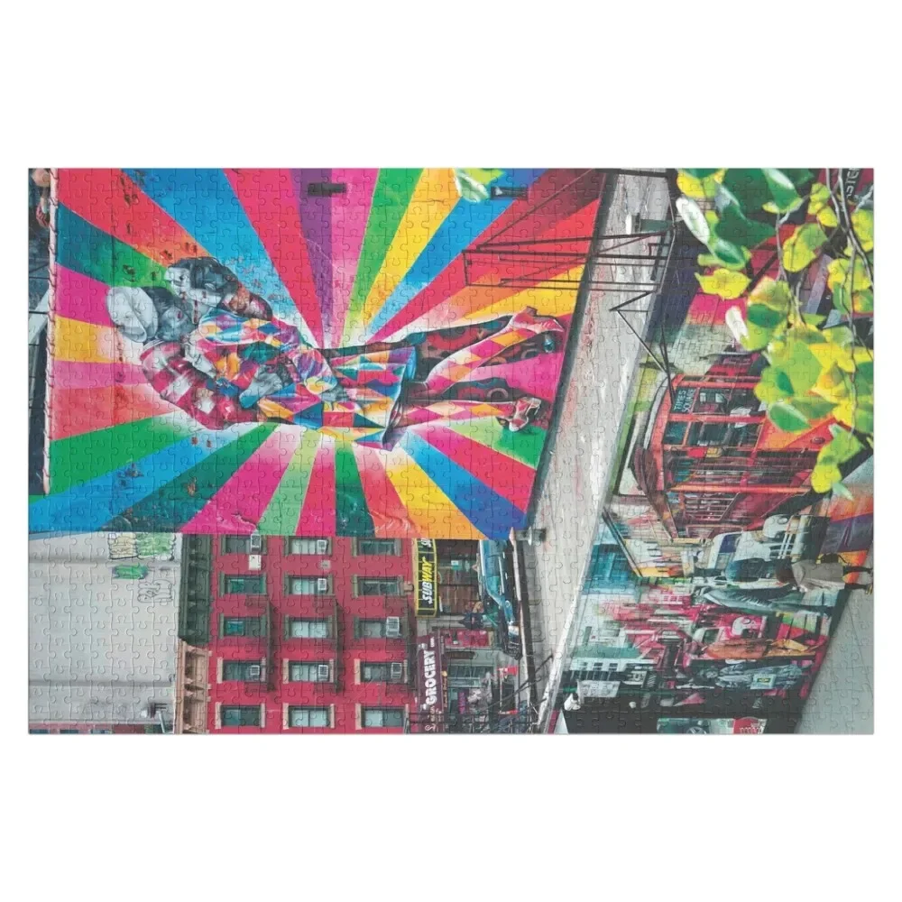 

NYC Street Art Jigsaw Puzzle Custom With Photo Jigsaw Custom Personalized For Kids Custom Gifts Puzzle