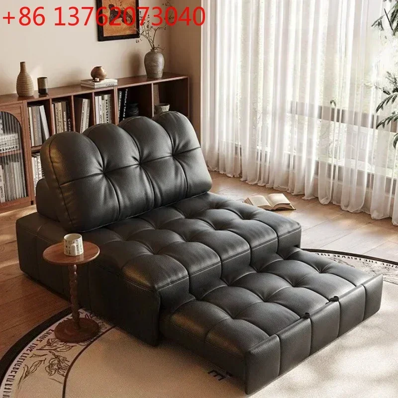 Home Living Room Furniture Foldable Multifunctional Retractable Single Person Lazy Sofa Bed Folding Bed Convertible Sofa Couch