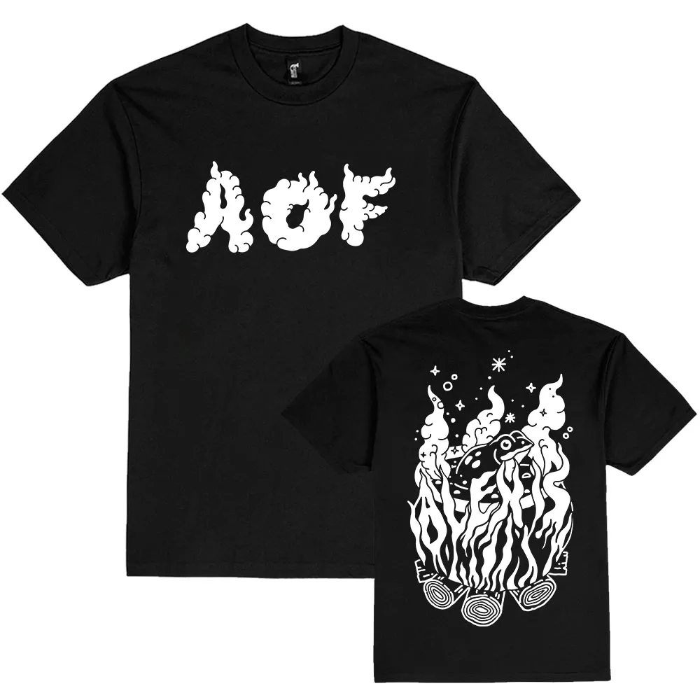 Alexisonfire DRUNKS AOF T-Shirt, Sommer, kurzärmelig, aus Baumwolle, lässig, Unisex, Streetwear, Hip-Hop, mit grafischem Aufdruck, Merchandise, für Damen und Herren. – Detail 7