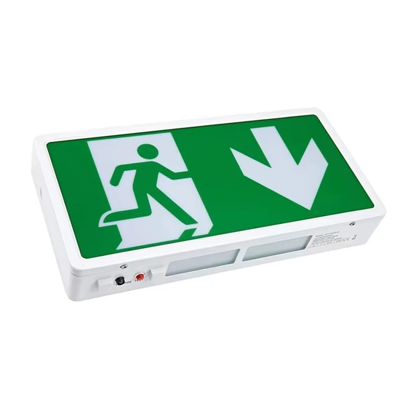 

Light Emitting Diode Emergency Exit Safety Sign Box Wall Mounted Light Emitting Diode Fire Emergency Exit Sign Box