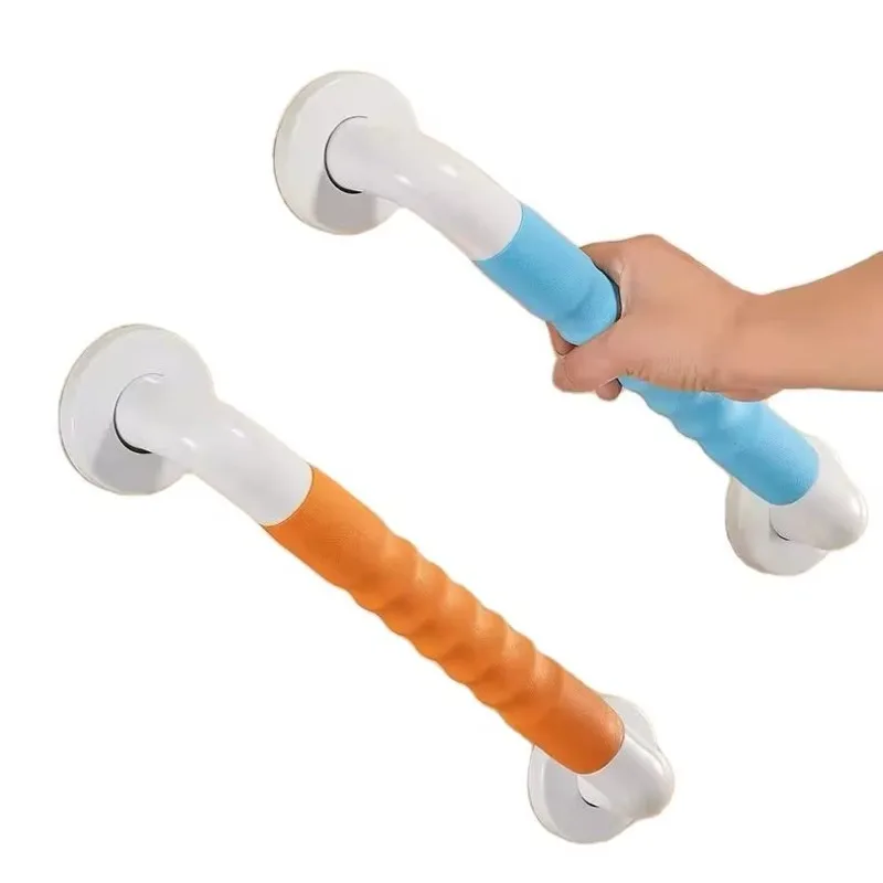 bathroom accessories Barrier- Handrail New Model TPE Non-Slip Plastic 150kg Capacity 430-740mm Size Black Powder Coated Class I