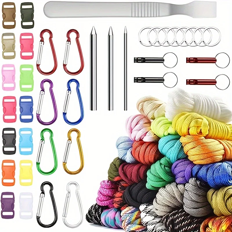 26/36 Color 10 Foot Braided Combo Kit Diy Handmade Cord Making Craft Accessory For Camping Outdoor Survival Handmade Projects