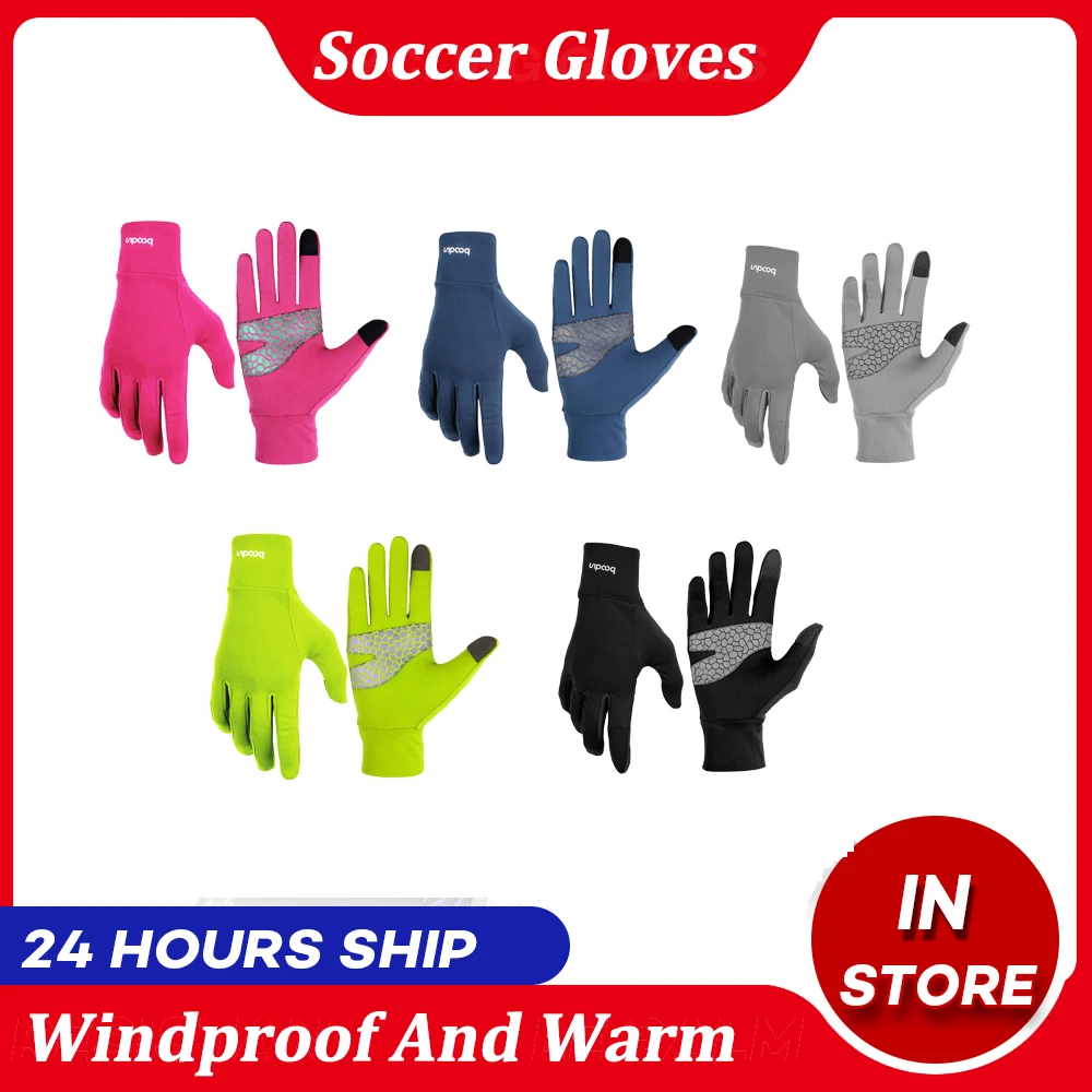 

Winter Gloves Running Football Training Velvet Warm Touch Screen Gloves Thermal Thicken Motorcycle Ski Gloves Snow Mittens